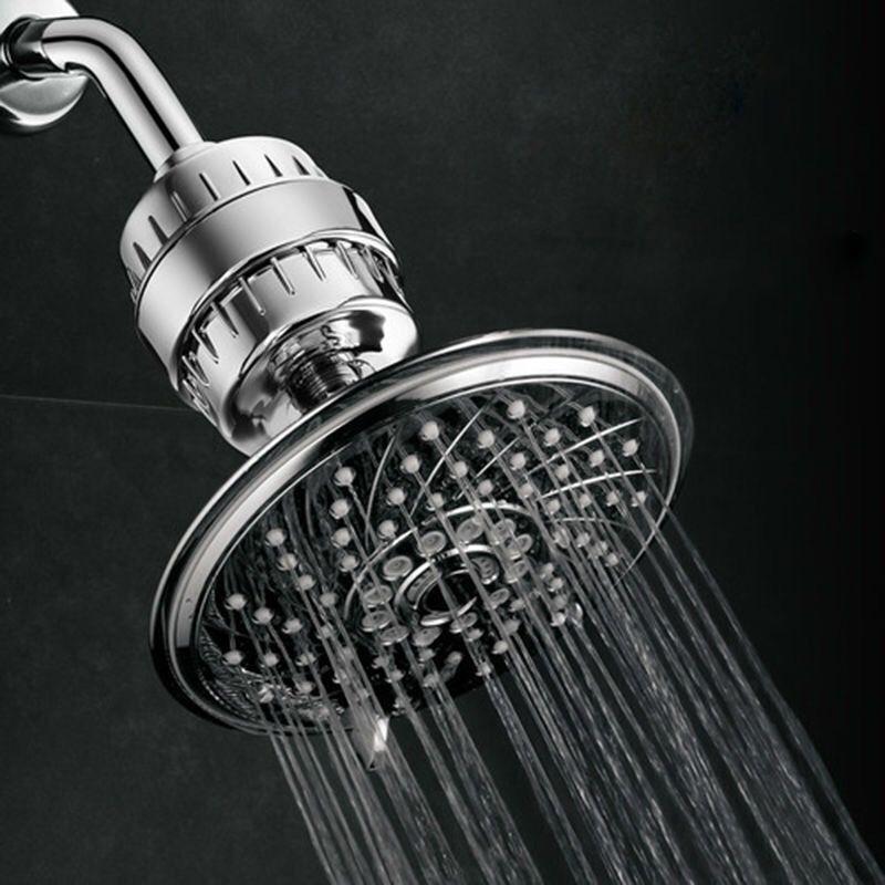 12 Stage Chrome Shower Filter Remove Chlorine Heavy Metals + Spare Filter - Water Filter Direct Australia