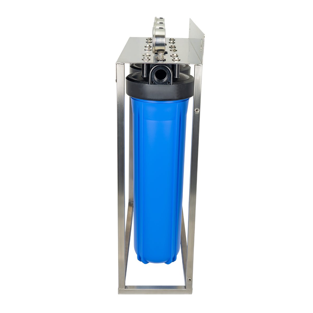 High Performance | Triple Whole House Water Filter System with Stainless Steel Enclosure (HPF-3) - Water Filter Direct Australia