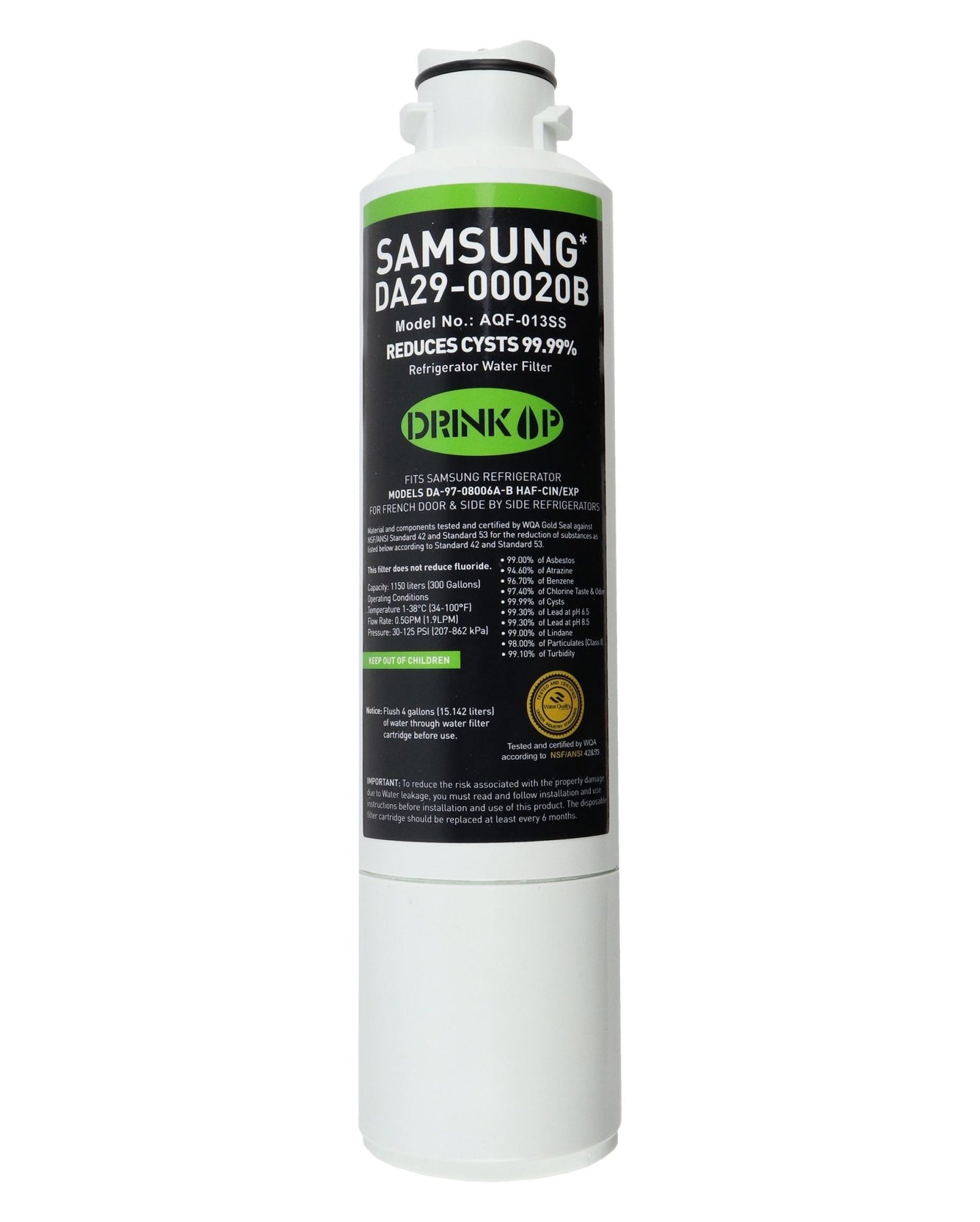 Samsung DA29-00020B DA29-00020A SRF731GDLS Internal Fridge Filter - Water Filter Direct Australia