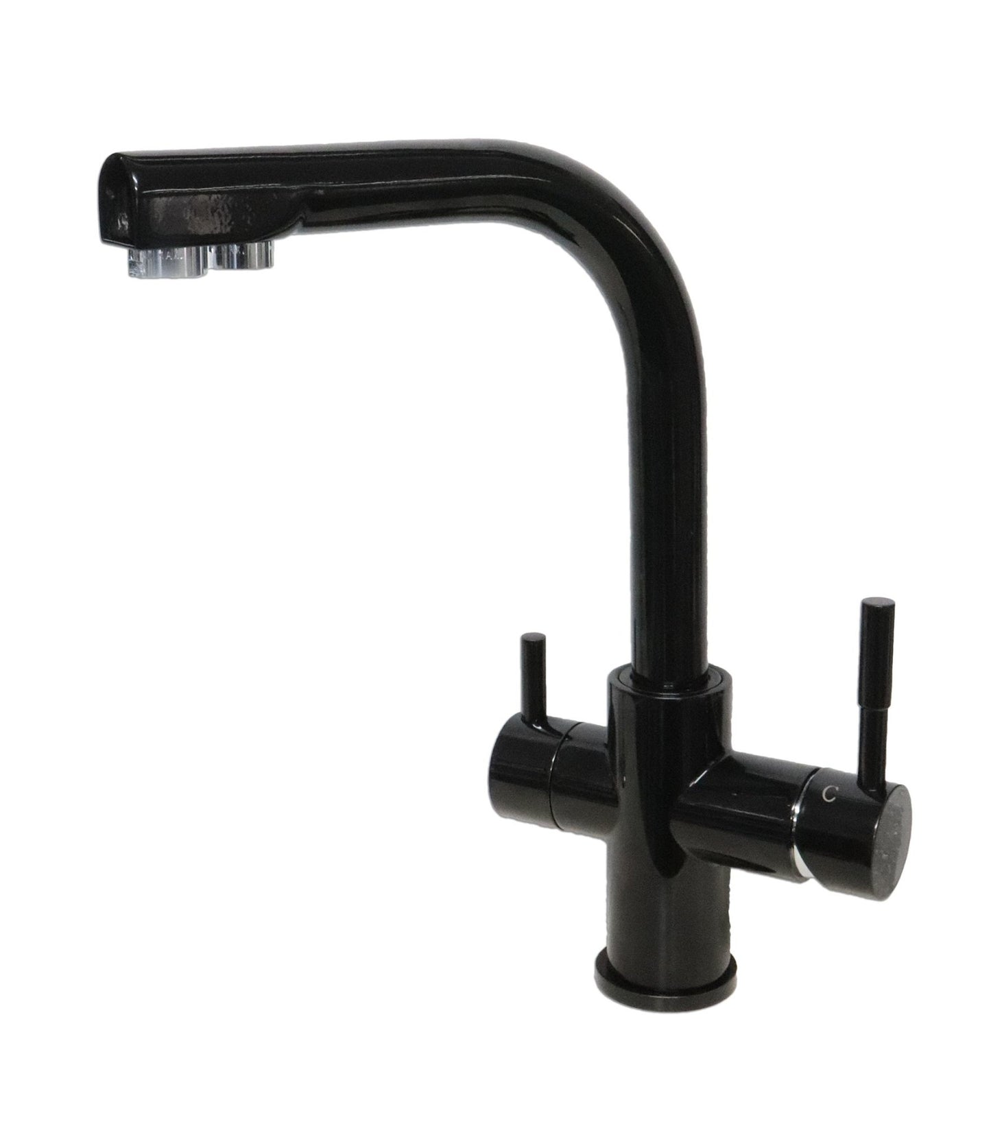 Standard Slim 90° 3 Position Black Mixer Tap Drinking Water Faucet - Watermark Certified (GT9-15B)L - Water Filter Direct Australia