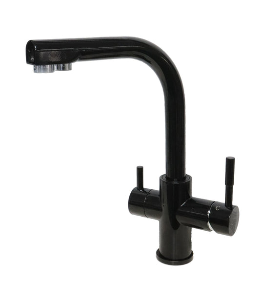 Standard Slim 90° 3 Position Black Mixer Tap Drinking Water Faucet - Watermark Certified (GT9-15B)L - Water Filter Direct Australia