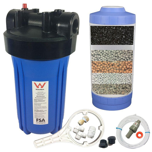 Undersink Multi-Media Water Filter System - Alkalising Media For Acidic Water - Water Filter Direct Australia