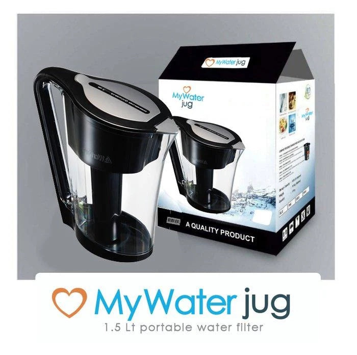 Black MyWater Jug 1.5L