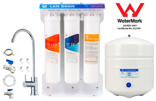 5 Stage Quick Change Alkaline Undersink Reverse Osmosis System - Water Filter Direct Australia