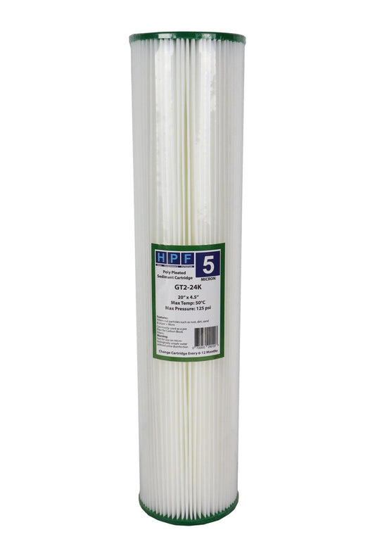 Sediment Replacement Cartridge 5 Micron 20"x4.5" Big Blue Filter - Water Filter Direct Australia