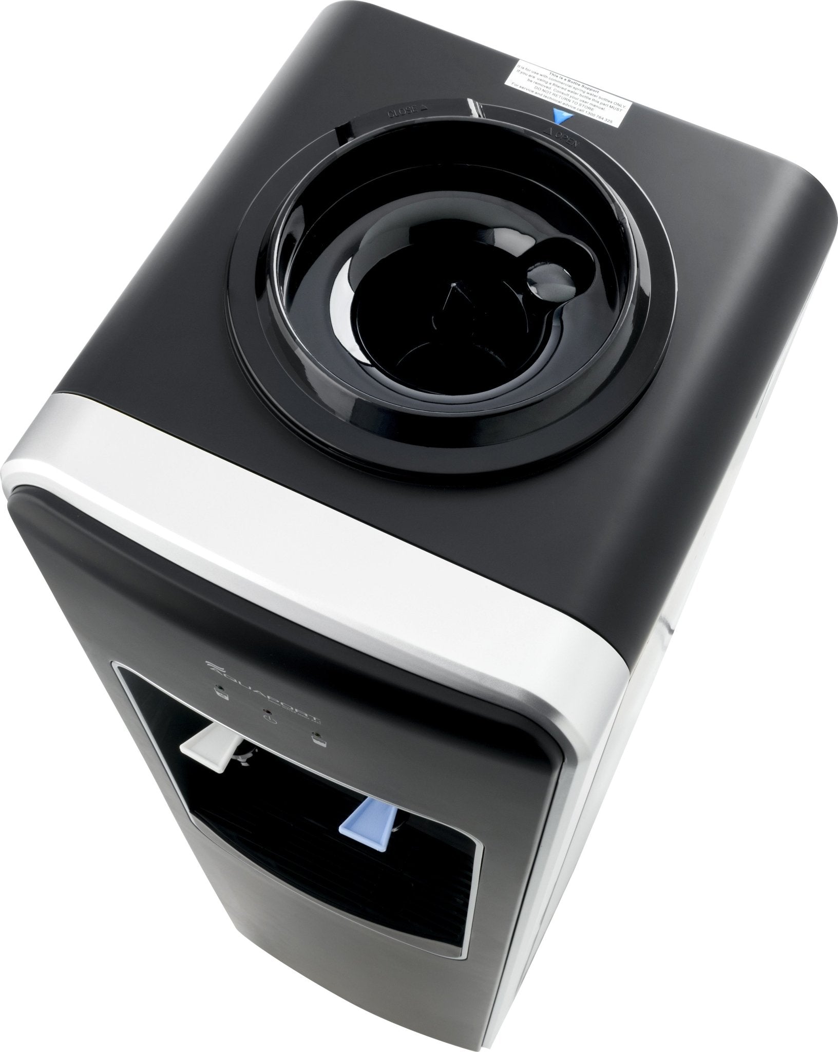 Water Cooler Cold and Room Black & Silver + Water bottle + Water filter - Water Filter Direct Australia
